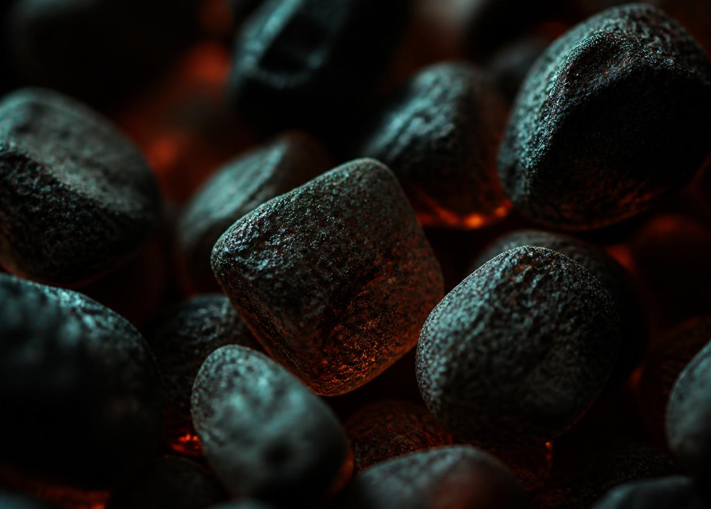 Macro de material granular sólido usado como meio de armazenamento térmico
